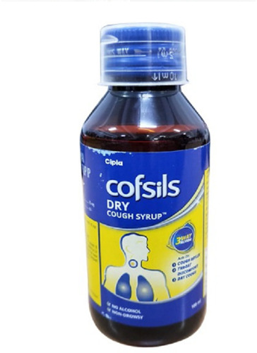 Liquid Cofsils Dry Cough Syrup With No Alcohol And No Drowsy Pack Of