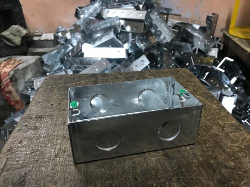 Galvanized Iron Gi Glossy Module Switch Box At Best Price In Hisar