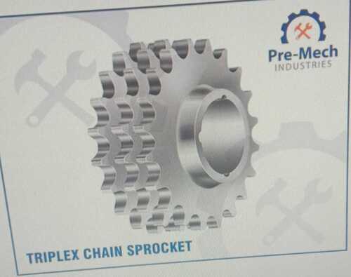 Triplex Chain Sprocket For Industrial Usage Hrc Hardness Mild