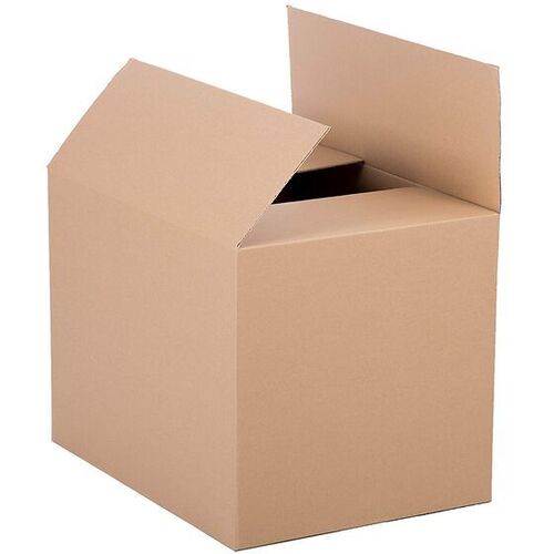 Square Brown Crafted Paper Rectangular Shaped Corrugated Boxes For