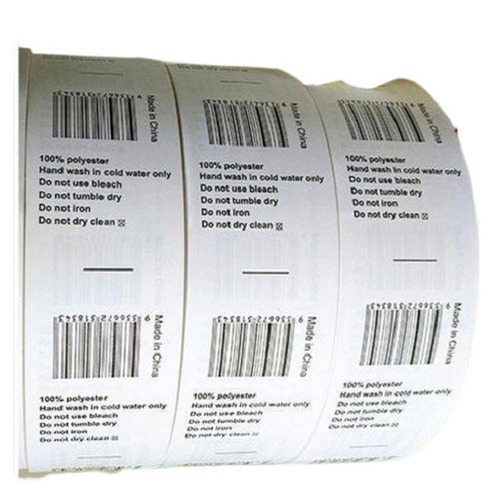 White Paper Gsm Barcode Label Packaging Type Roll At Best Price