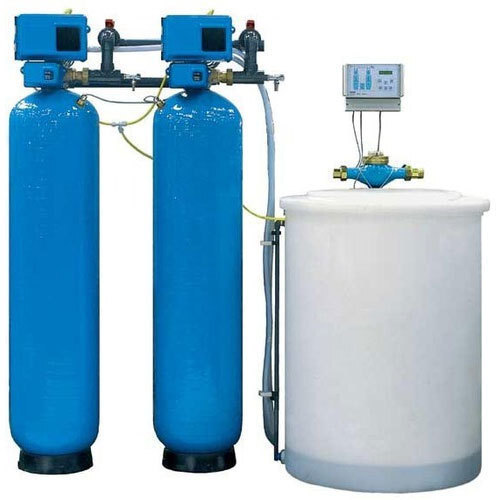 Blue Water Softener Plant Vertical Automation Grade Automatic At