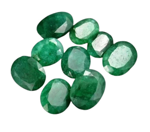 Oval Green Emerald Panna Gemstone At Best Price In Jaipur Deepak Jewels