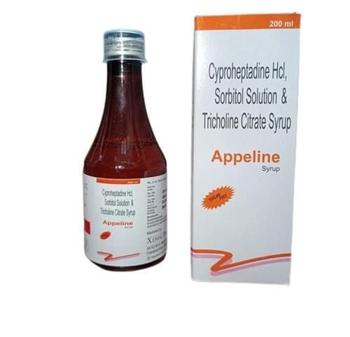 Appeline Cyproheptadine Hcl Sorbitol Solution And Tricholine Citrate