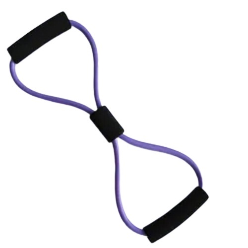 Shaped Tension Resistance Band Toning Tube For Arm And Chest Expander