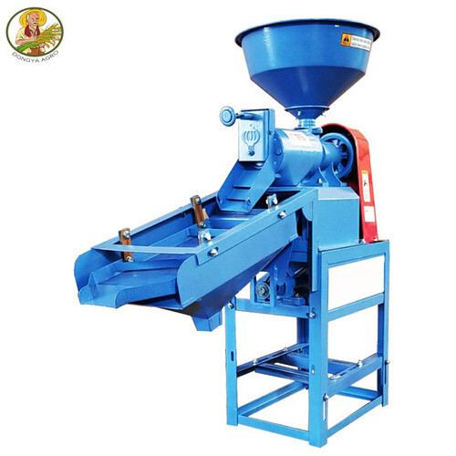 Automatic 220 Volt Mini Vibratory Screen Rice Mill With 40Mm Roller