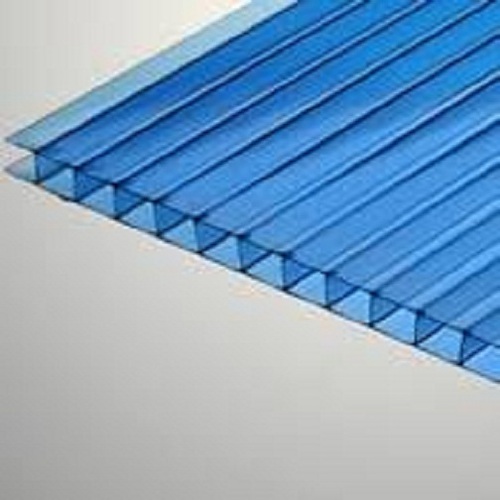 Rectangular Shape 2 Mm Plain Blue Poly Carbonate Embossed Sheet At Best