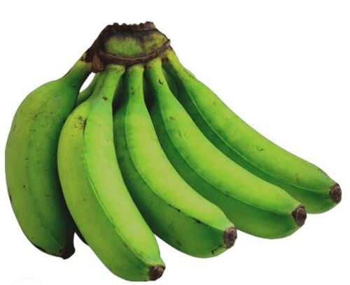 Pure And Fresh Commonly Cultivated Oblong Shape Raw Banana At Best