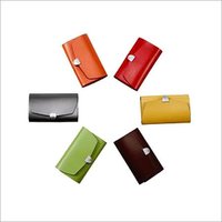 Multicolor Ladies Leather Wallets