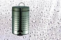 Perforated Stainless Steel Trash Can