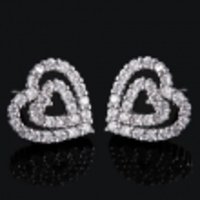 CZ Hoop Earring