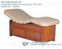 2 Motors Electric Massage Table Bed With Storage Box (09d09)