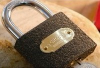 Gray Iron Padlock