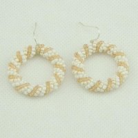 Beads Hoop Earrings