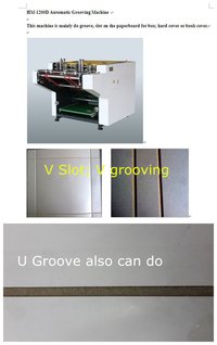 Paper Box Grooving Machine
