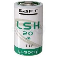 SAFT LSH20 D Size 3.6V 13,000 mAh Primary Lithium-Thionyl Chloride Battery