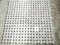 Basket Wave Marble Mosaic