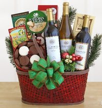 Holiday Wicker Gift Baskets