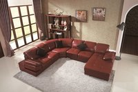 PU Leather Modern Style Home L-Shape Corner Sofa