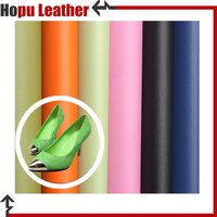 Finished PU Leather For Shoes Upper Leather Lining