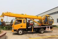 6 Ton Truck Crane With 24 M With Basket