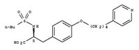 N-Butylsulfonyl-O-(4-(4-pyridinyl)butyl)-L-tyrosine