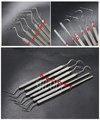 Dental Stainless Steel Periodontal Probe With Scaler Explorer