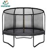 Mzone Trampoline Gymnastic For Kids 8Ft 10Ft 12Ft 14Ft 16Ft With Basket Ball