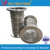 Wedge Wrapped Wire Screen Basket Cylinder