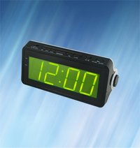 AM/FM LED Alarm Clock Radio With 1.8