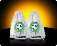 Cotton Drawstring Bag With Colorful Printing
