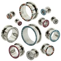 Fancy Jewelry Screw On Flesh Tunnel