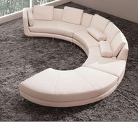Modern Living Room Leather Sofa Set