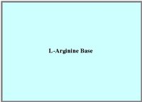 L-Arginine Base