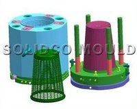 Plastic Trash Basket Mould