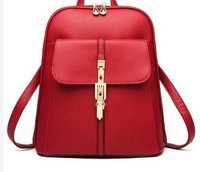 Soft PU Leather Zhejiang Backpack