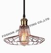 Vintage Retro Style Chrome Metal Basket Cage Ceiling Pendant Light Shade