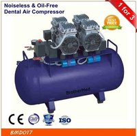 Noiseless & Oil-Free Dental Air Compressor 1 For 3