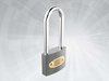 Iron Grey Padlock Long Shackle