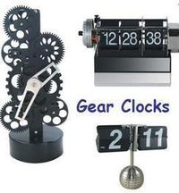 Futuristic Gears Clock