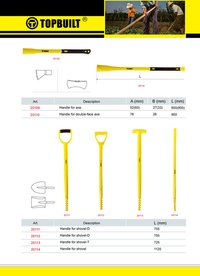 Fiberglass Handle For Shovel