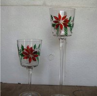Glass Candle Holder