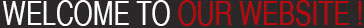 WELCOME TO OUR WEBSITE ! WELCOME TO OUR WEBSITE !