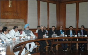 Manmohan Singh with India Inc.