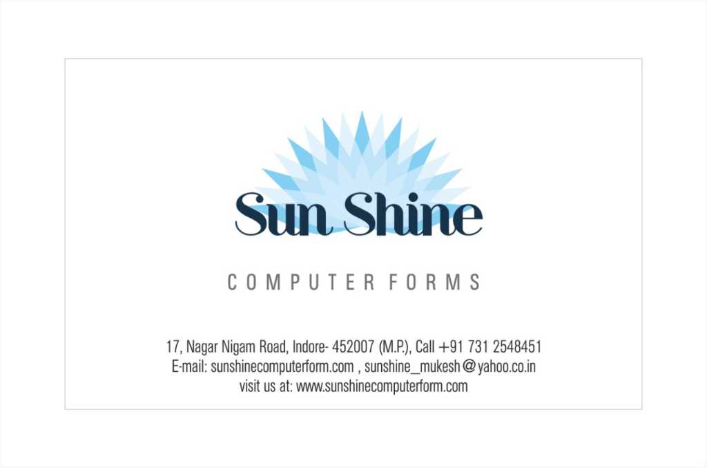 Sun Shine Computer Forms