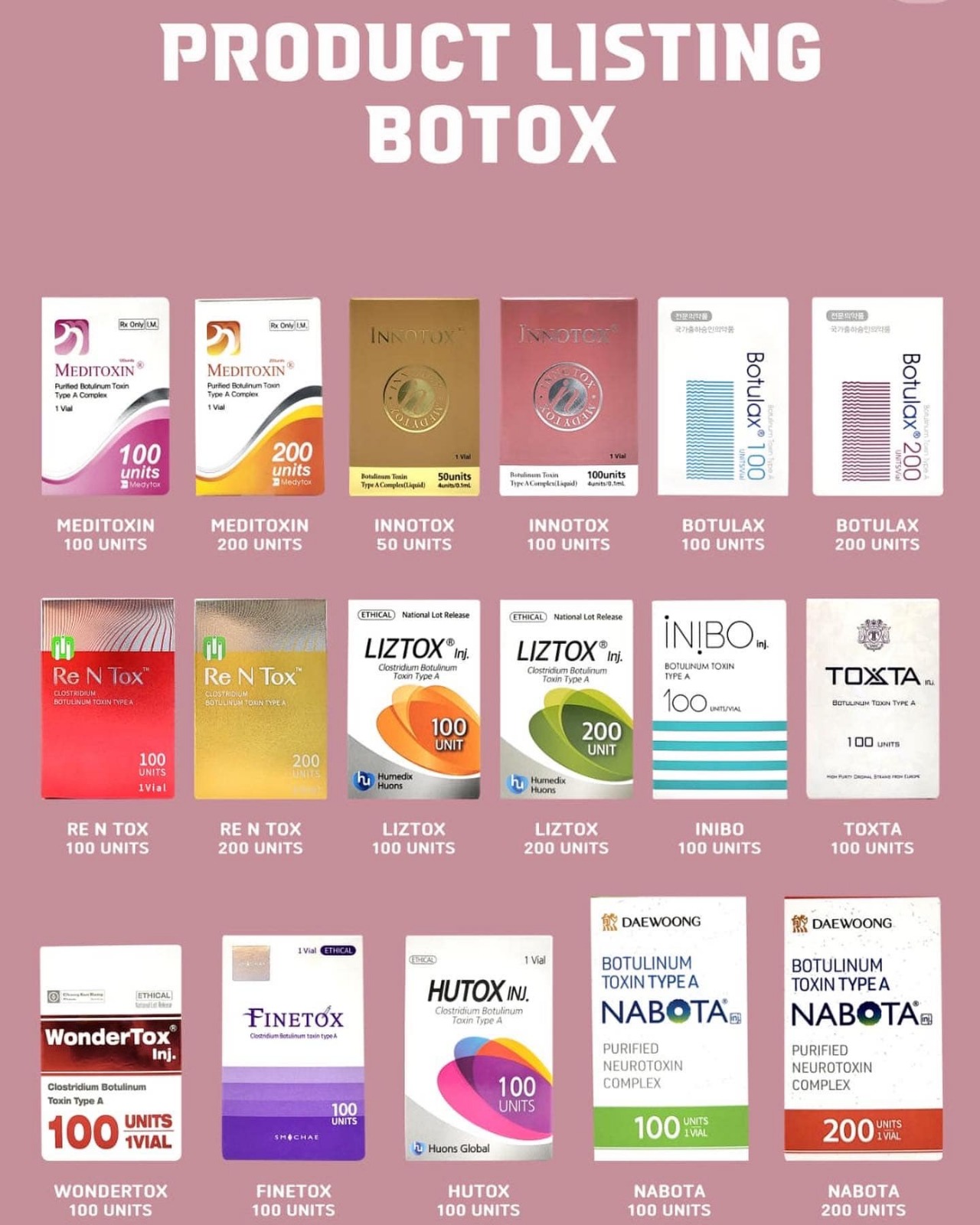 Botox Filler Cosmetics