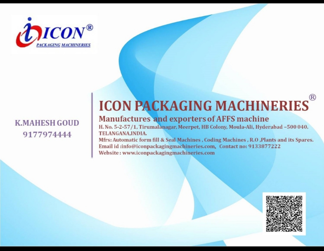 M/S ICON PACKAGING MACHINERIES