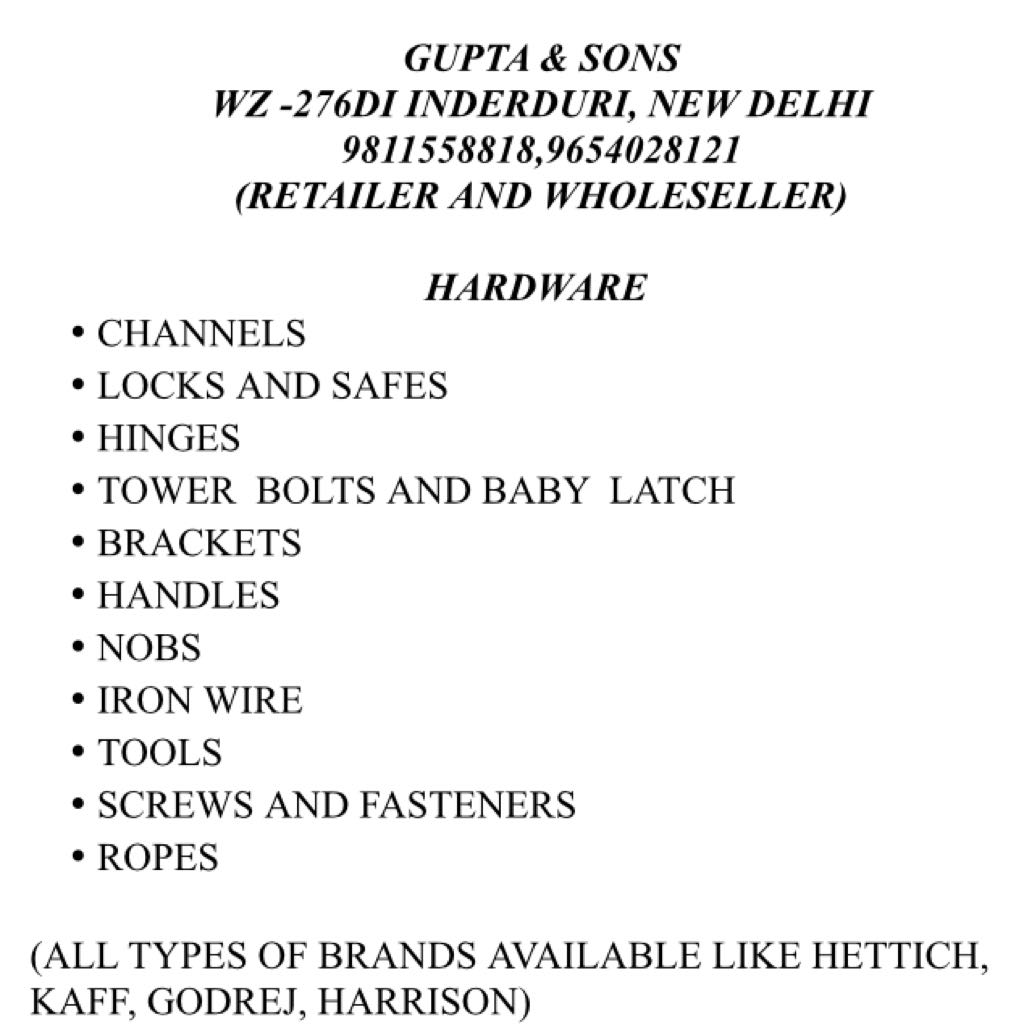 Gupta & Sons
