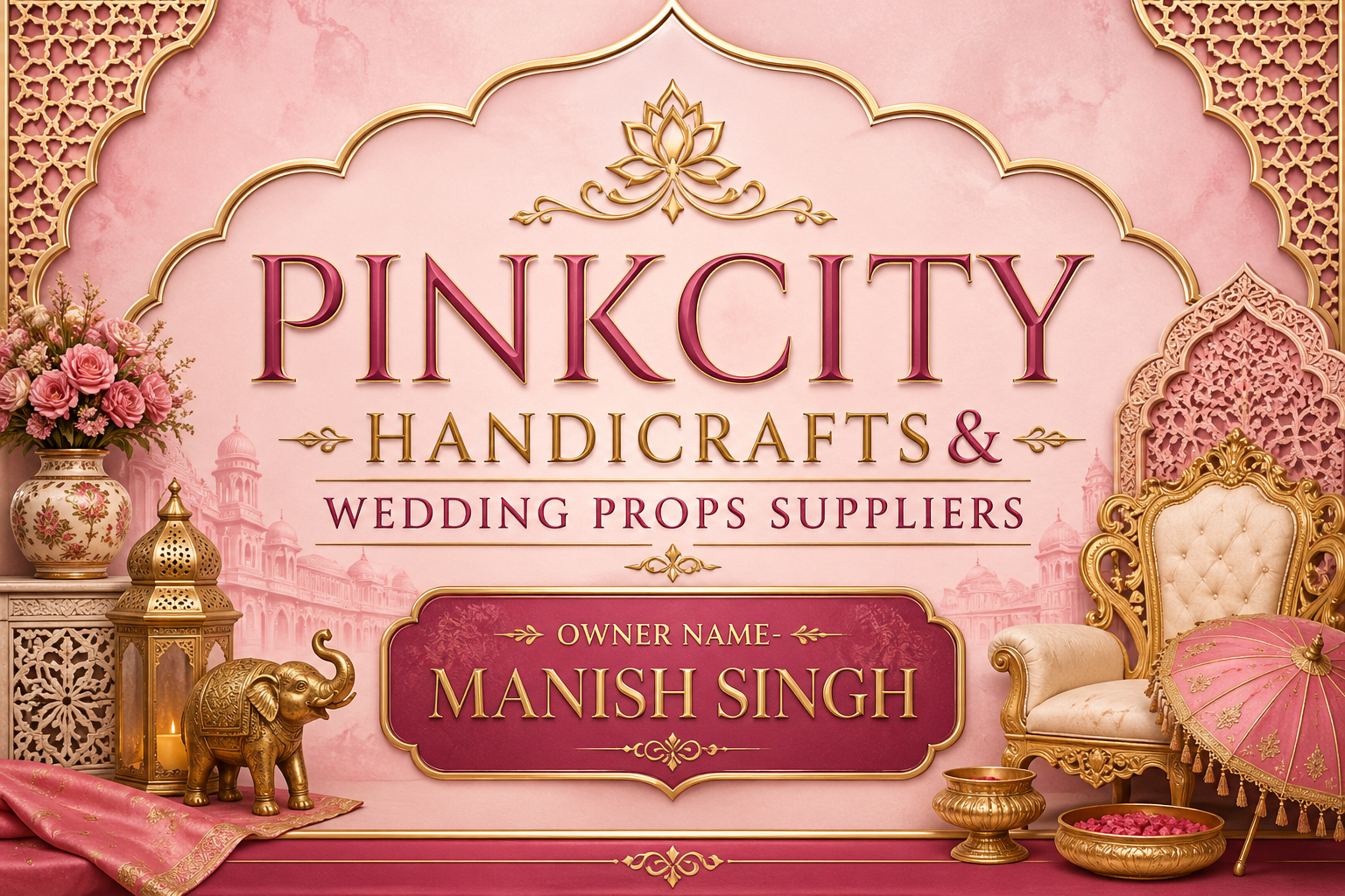 PINKCITY HANDICRAFT & WEDDING PROPS SUPPLIERS