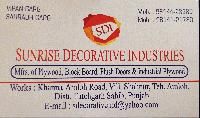 SUNRISE DECORATIVE INDUSTRIES